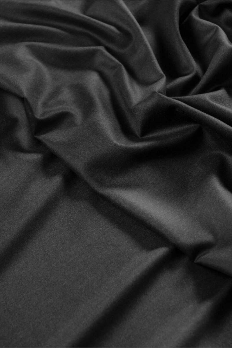 Lana con seta grafite melange