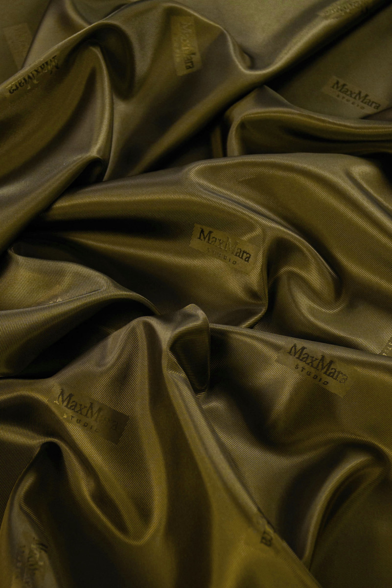 Fodera KUPON verde oliva 130 cm