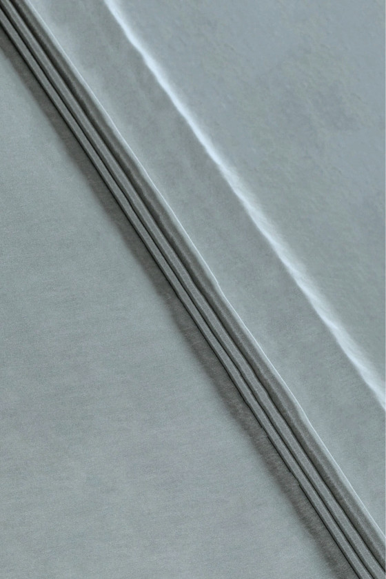 Zijden voering grijs COUPON 60cm