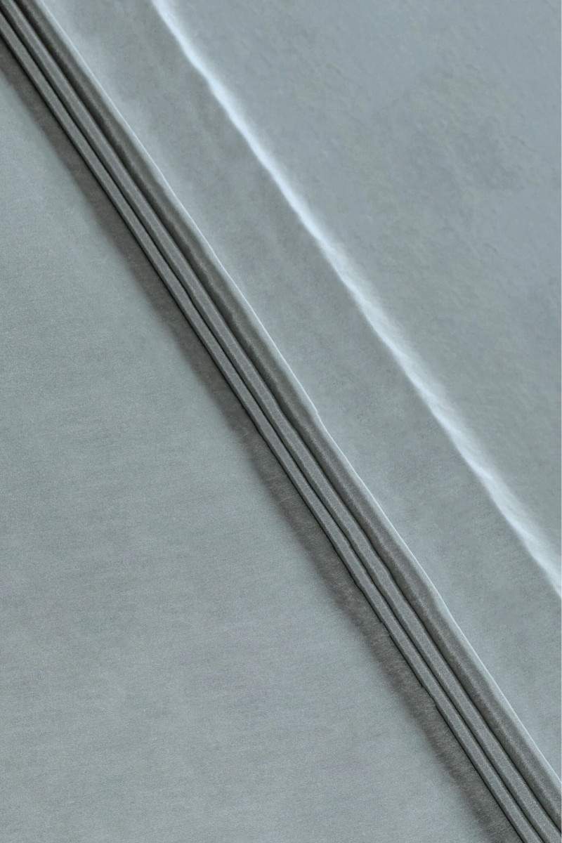 Forro de seda gris CUPÓN 60cm