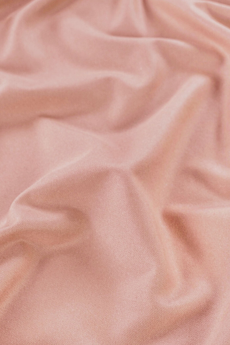 Costume lana con cashmere rosa cipria COUPON 200cm