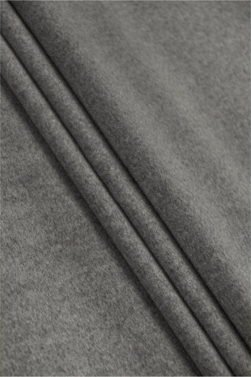 Soie avec mélange de coton gris