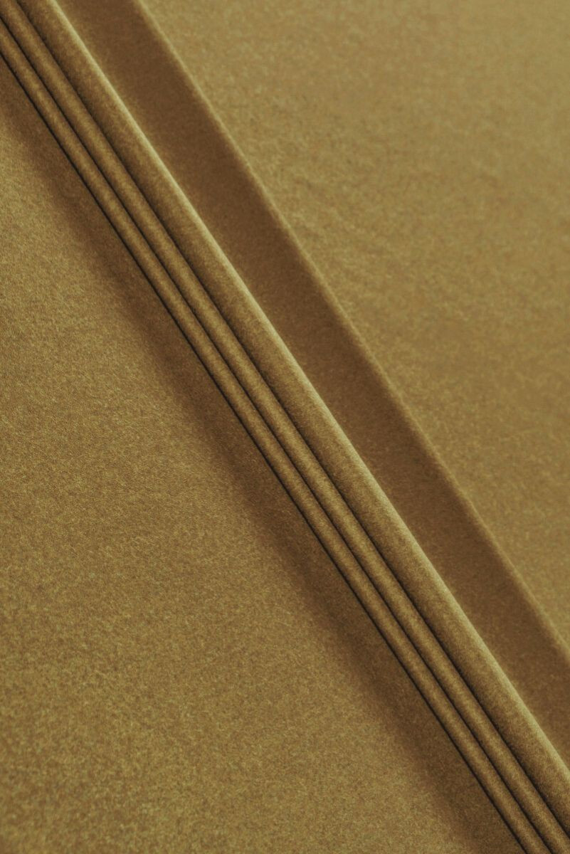 Olive Wool Melange COUPON 100 cm