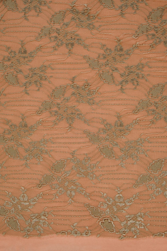 Pizzo oliva chiaro stretto COUPON 250cm