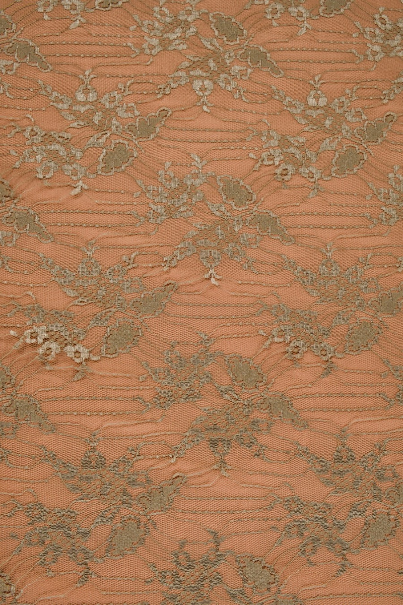 Pizzo oliva chiaro stretto COUPON 250cm