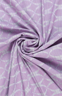 Lilla jacquard i bølger KUPON 60cm