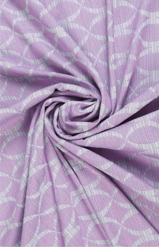 Purple jacquard in waves...