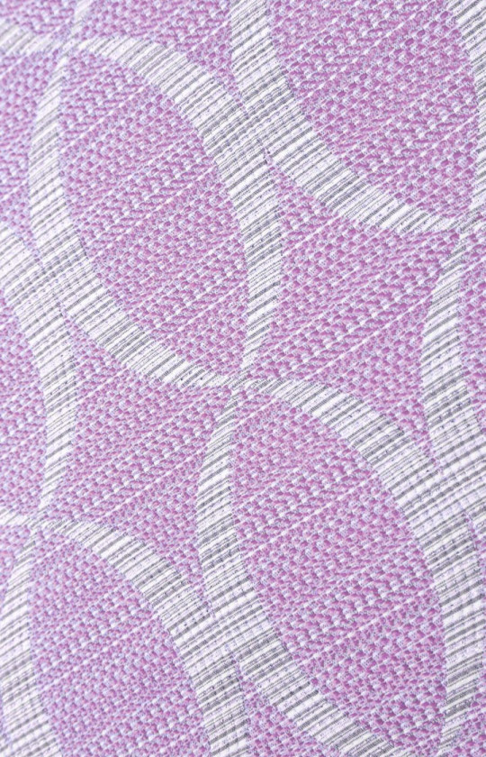 Jacquard violet en vagues KUPON 60cm