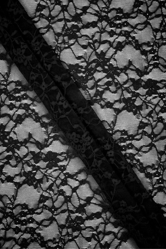 Elastische Spitze schwarz