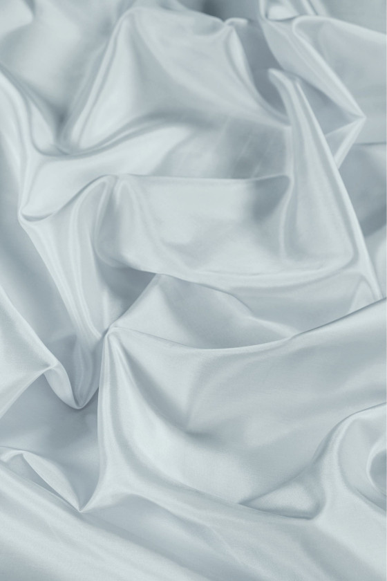 Doublure en viscose grise avec une goutte de bleu