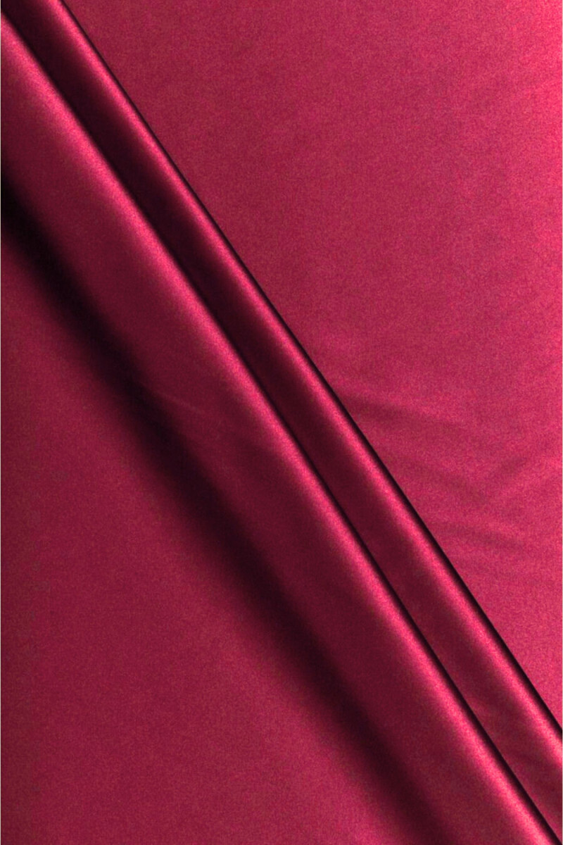 Raspberry satin lining
