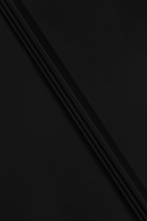 COUPON en laine satinée noire 200 cm