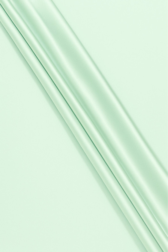 Doublure satinée aquamarine claire