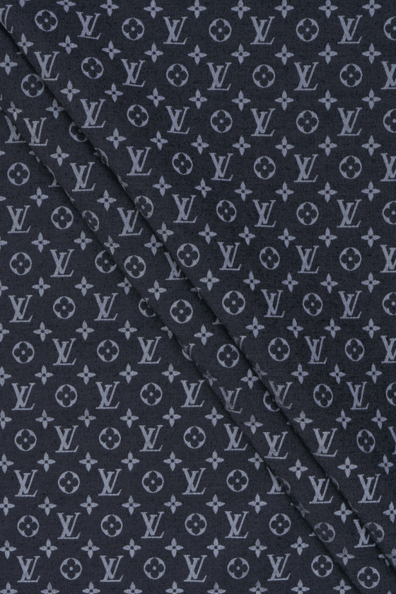 Coton bleu marine foncé signature