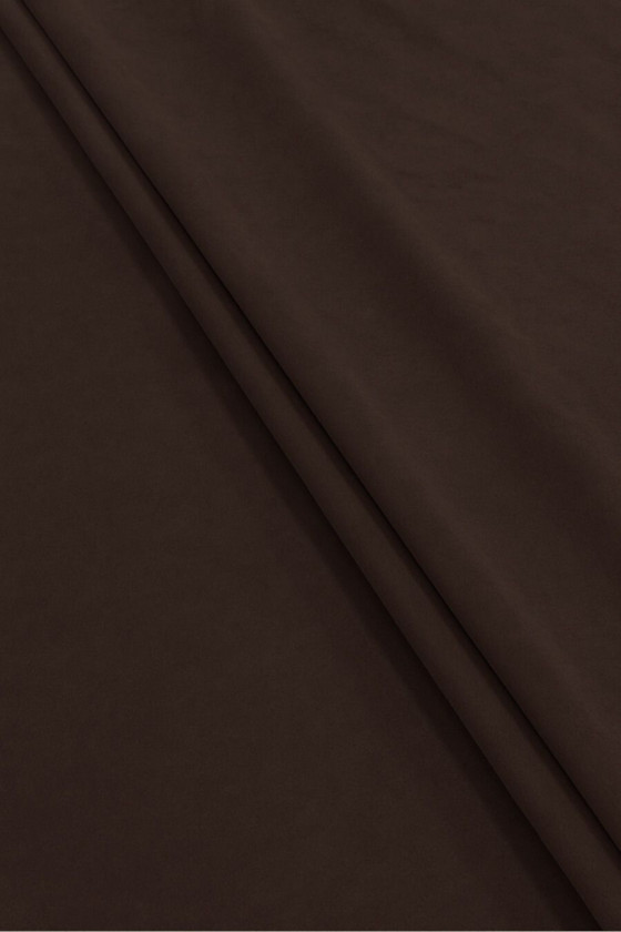 Tissu en alcantara - brun foncé