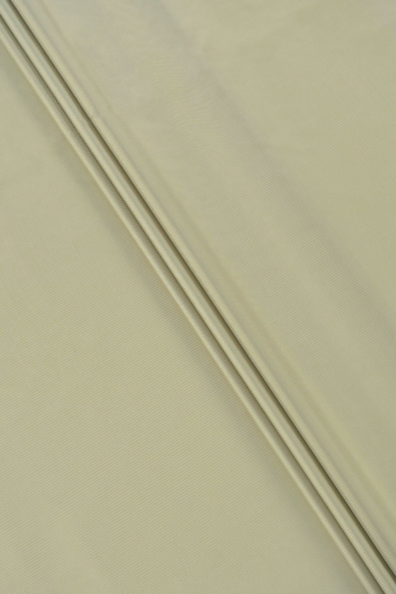 Doublure en sergé beige bicolore - bleu