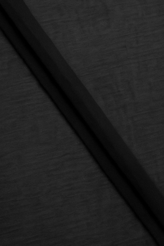 Tessuto a maglia micromodale sottile nero