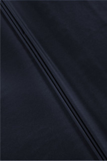 Wol met zijde marineblauwe melange
