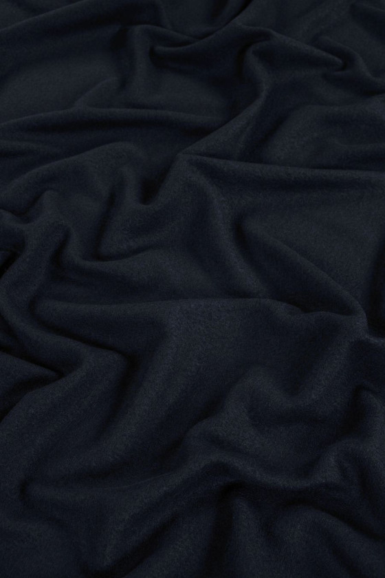 Laine de costume noir-bleu marine bicolore