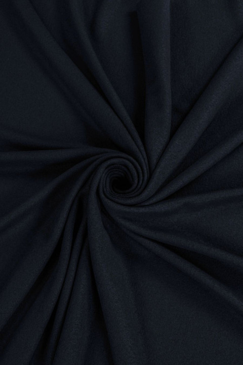 Kostüm Wolle schwarz-marineblau zweifarbig