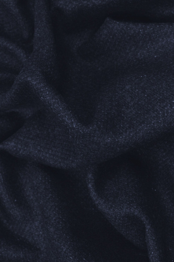 Lana de traje azul marino oscuro