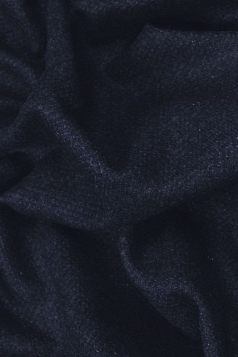 Dark navy blue costume wool
