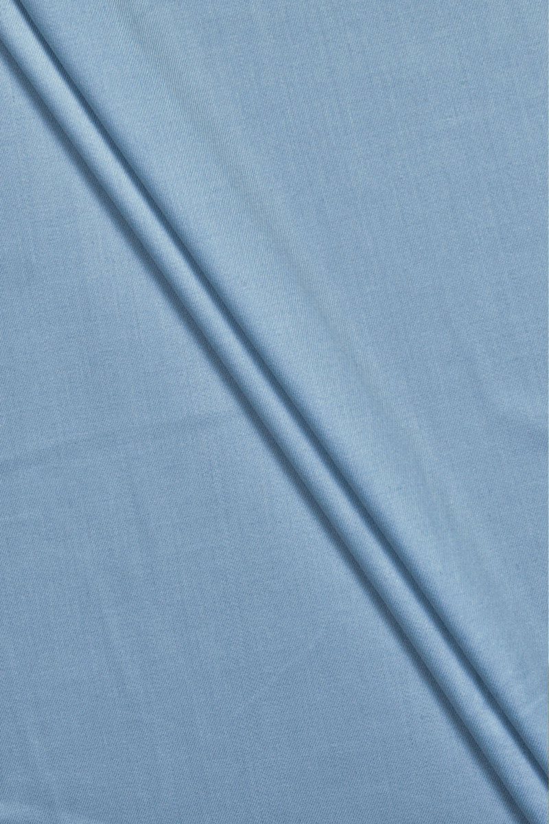 Costume laine en denim bleu