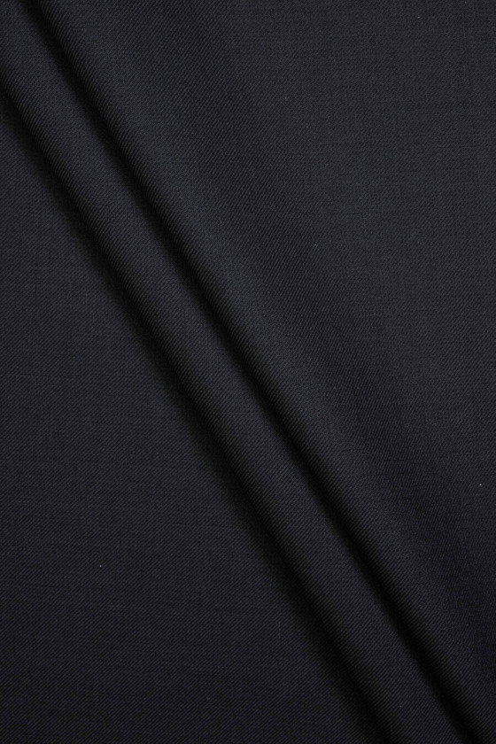 Laine de costume bleu marine très foncé