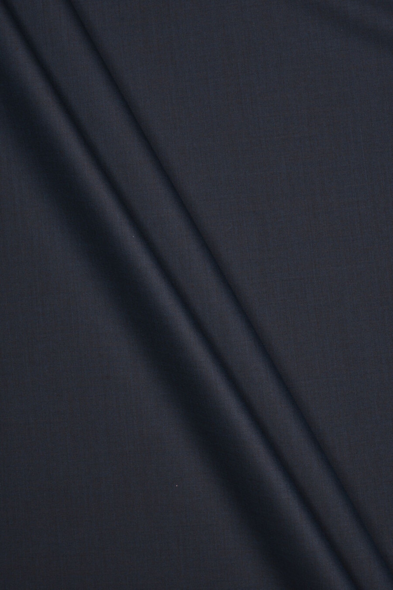 Kostuumwol zwart-marineblauw tweekleurig