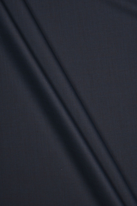 Costume wool black-navy blue twotone