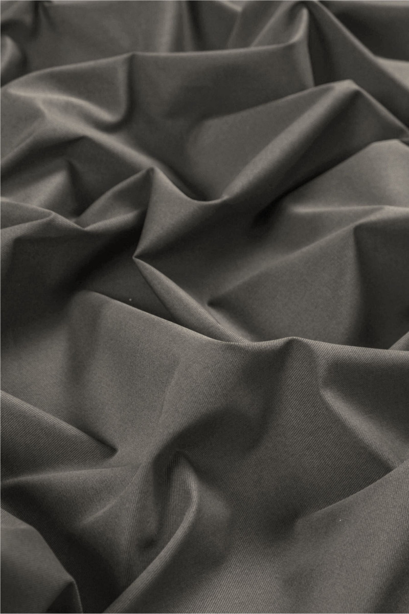 Algodón gris oscuro