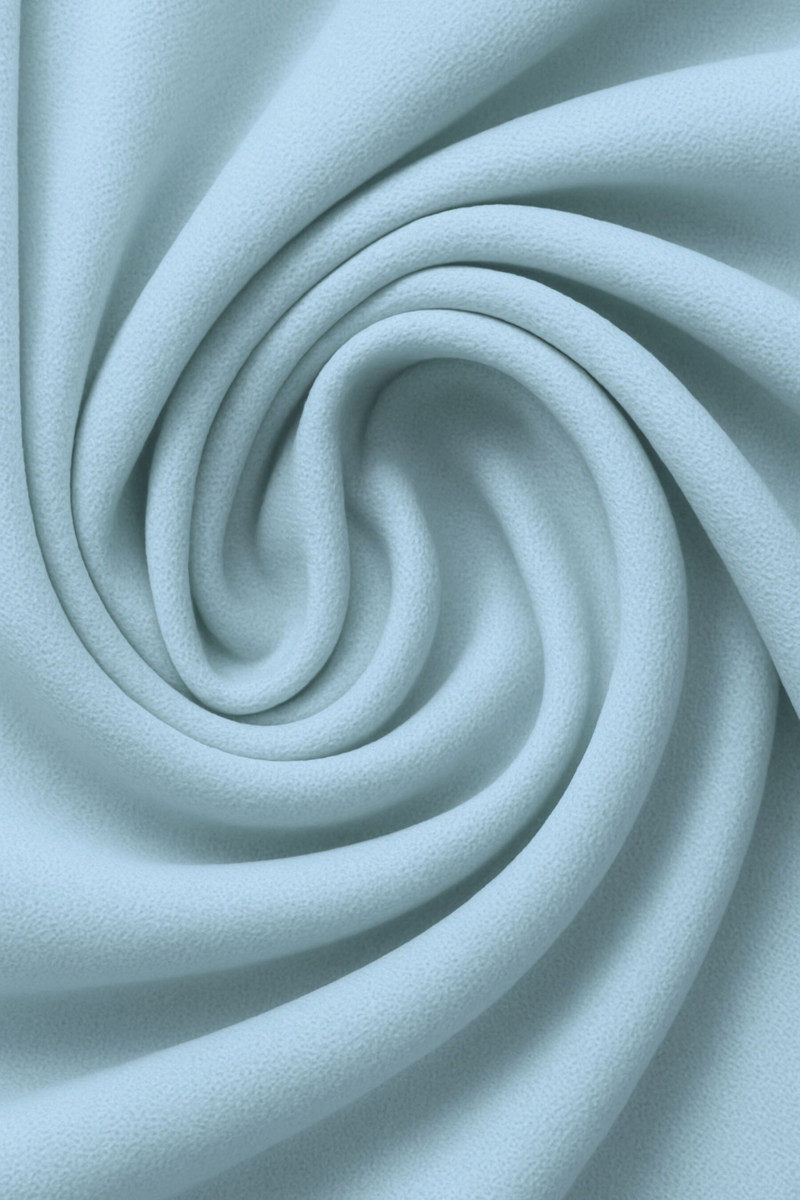 Costume wool with blue structure