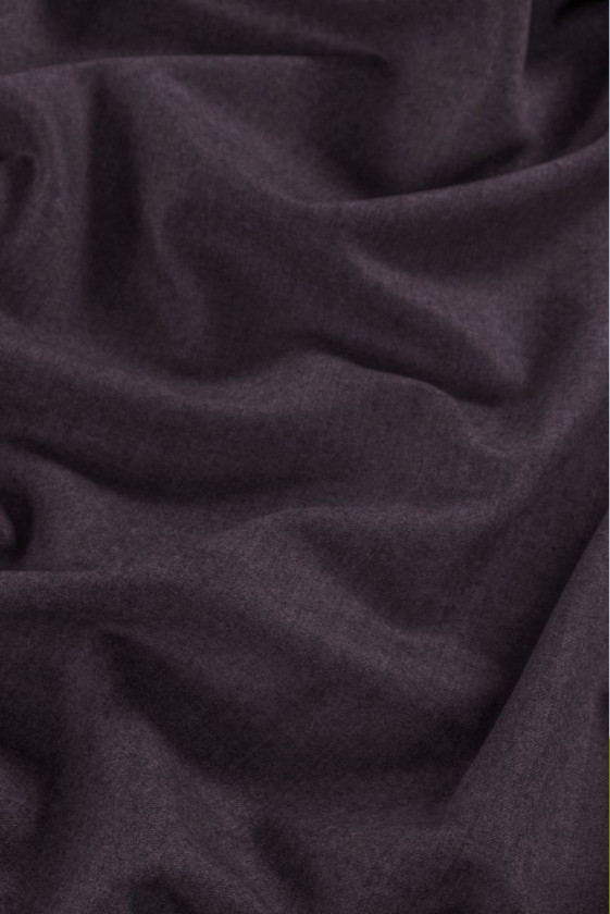 Lana con cashmere purple scuro melange COUPON 140cm