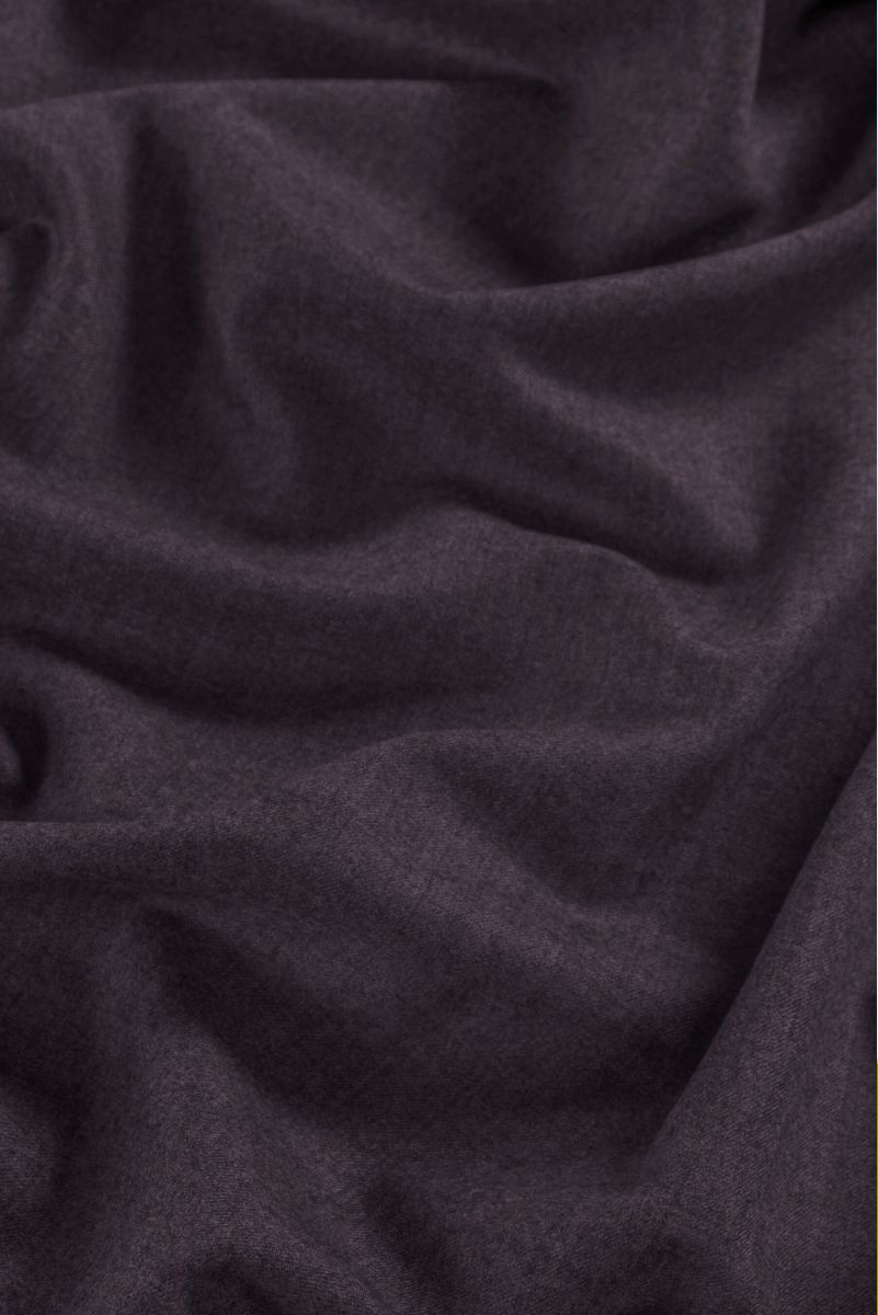 Lana con cashmere purple scuro mescolato