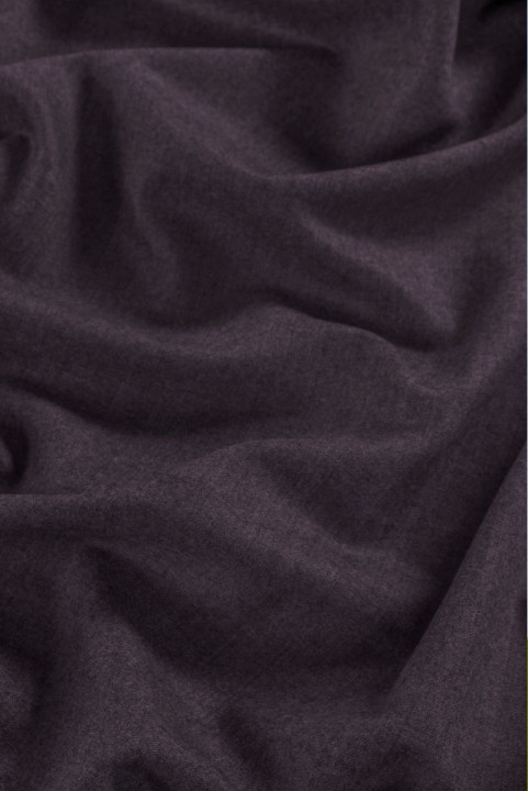 Wool with cashmere dark purple melange