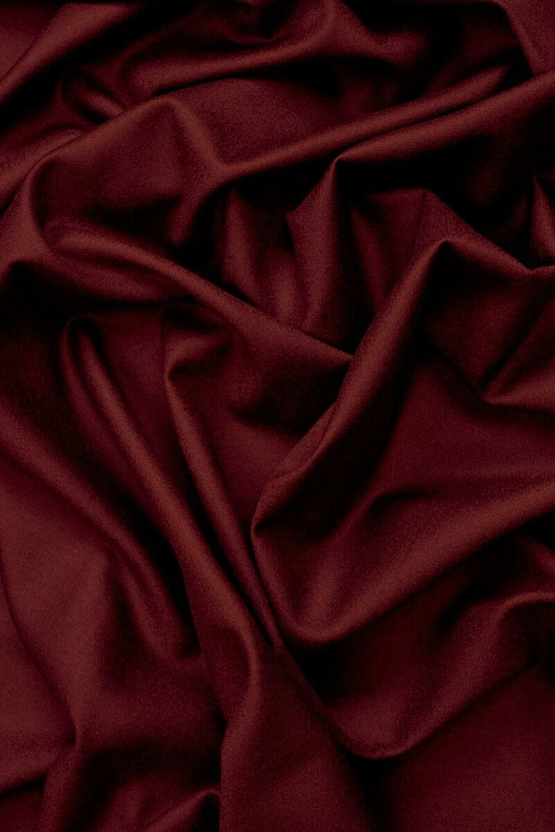 Dark burgundy costume wool