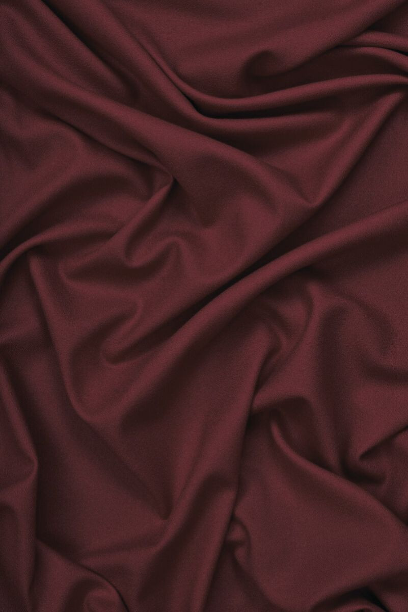 Mörk burgundisk ull KUPONGER