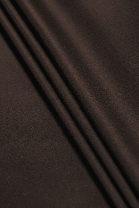 Dark brown costume wool