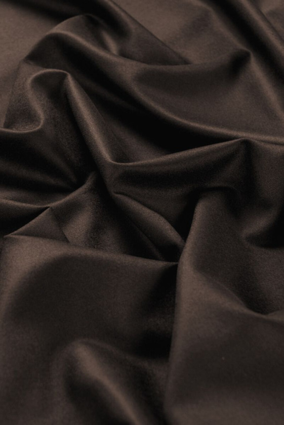 Dark brown costume wool