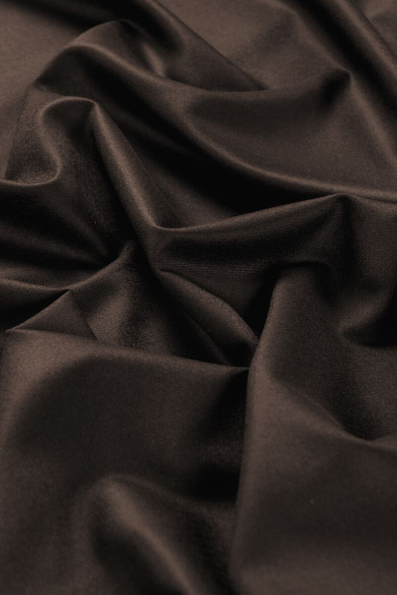 Dark brown costume wool