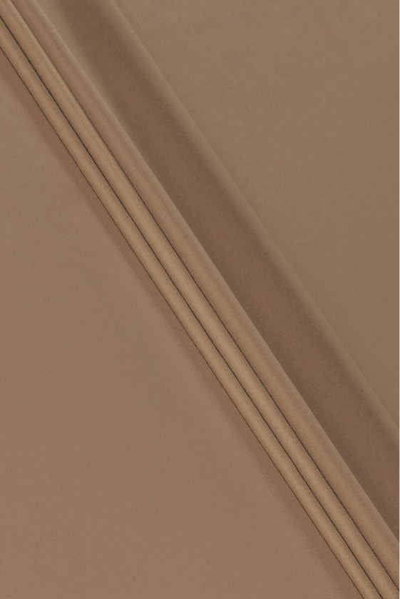 Kostumuld mørk beige oliven KUPON 140cm