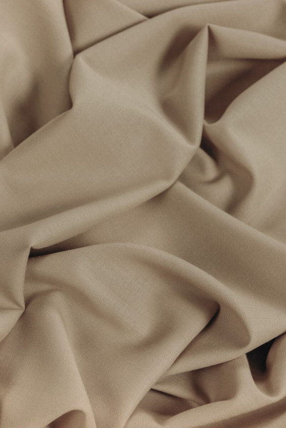 Costume laine beige terreuse