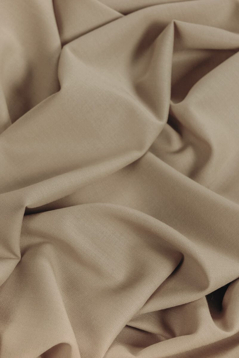 Costume laine beige terreuse