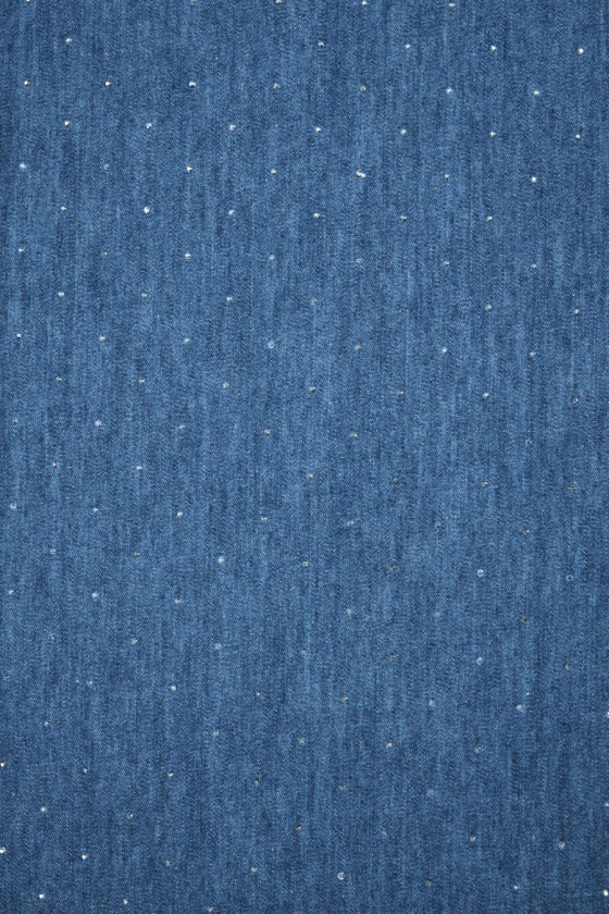 Tynde jeans med zirkoniablå