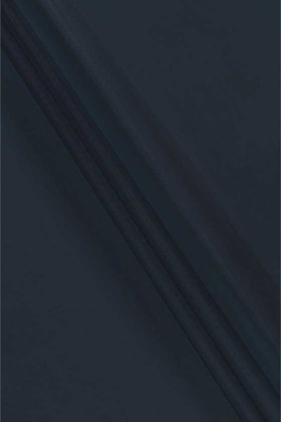 Organza di seta blu navy scuro