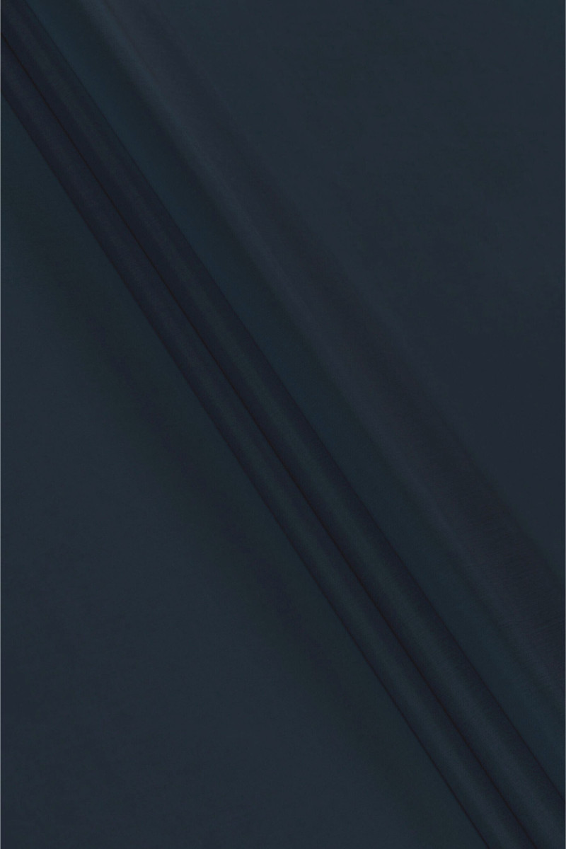 Organza de soie bleu marine foncé