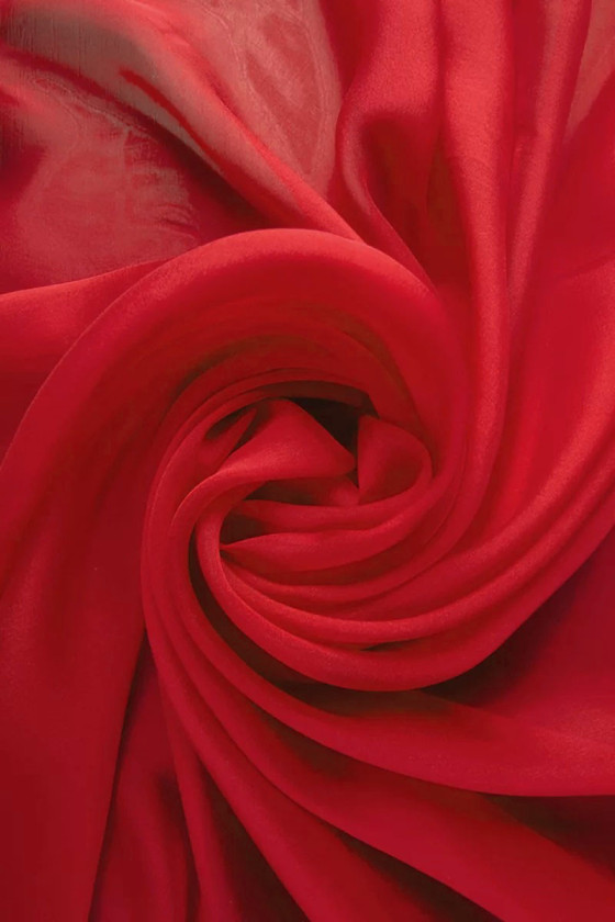 Seda Muselina Roja Costón 100 cm