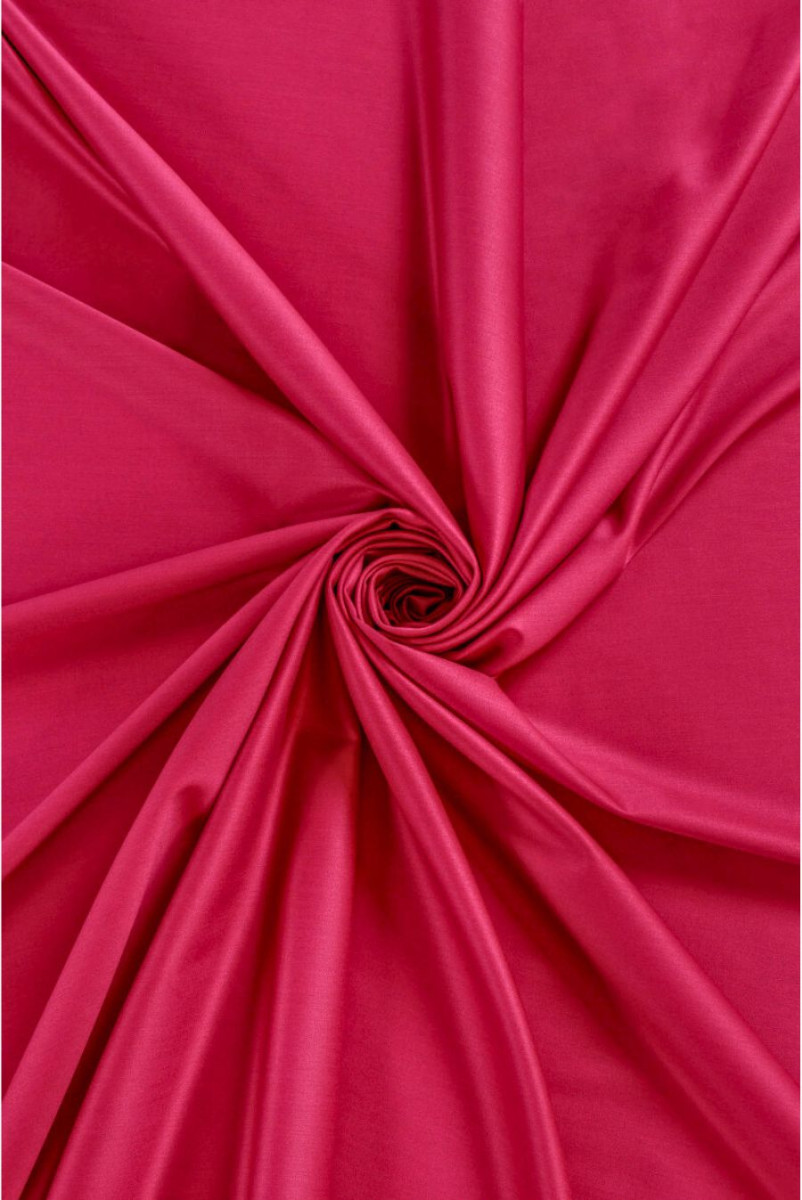 SUPER WOOL raspberry satin COUPON 160cm