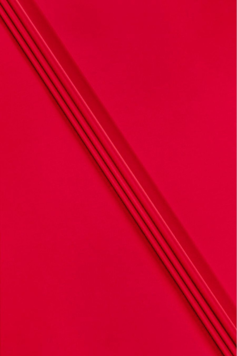 SUPER WOOL satin red COUPON 160cm