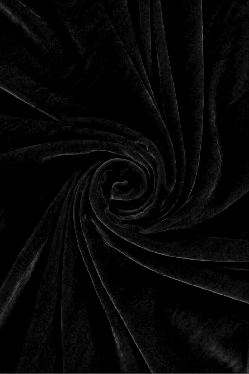 Velour with silk black COUPONS